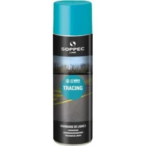 Bombe de tracage de lignes bleu SOPPEC "151601" de 500ml