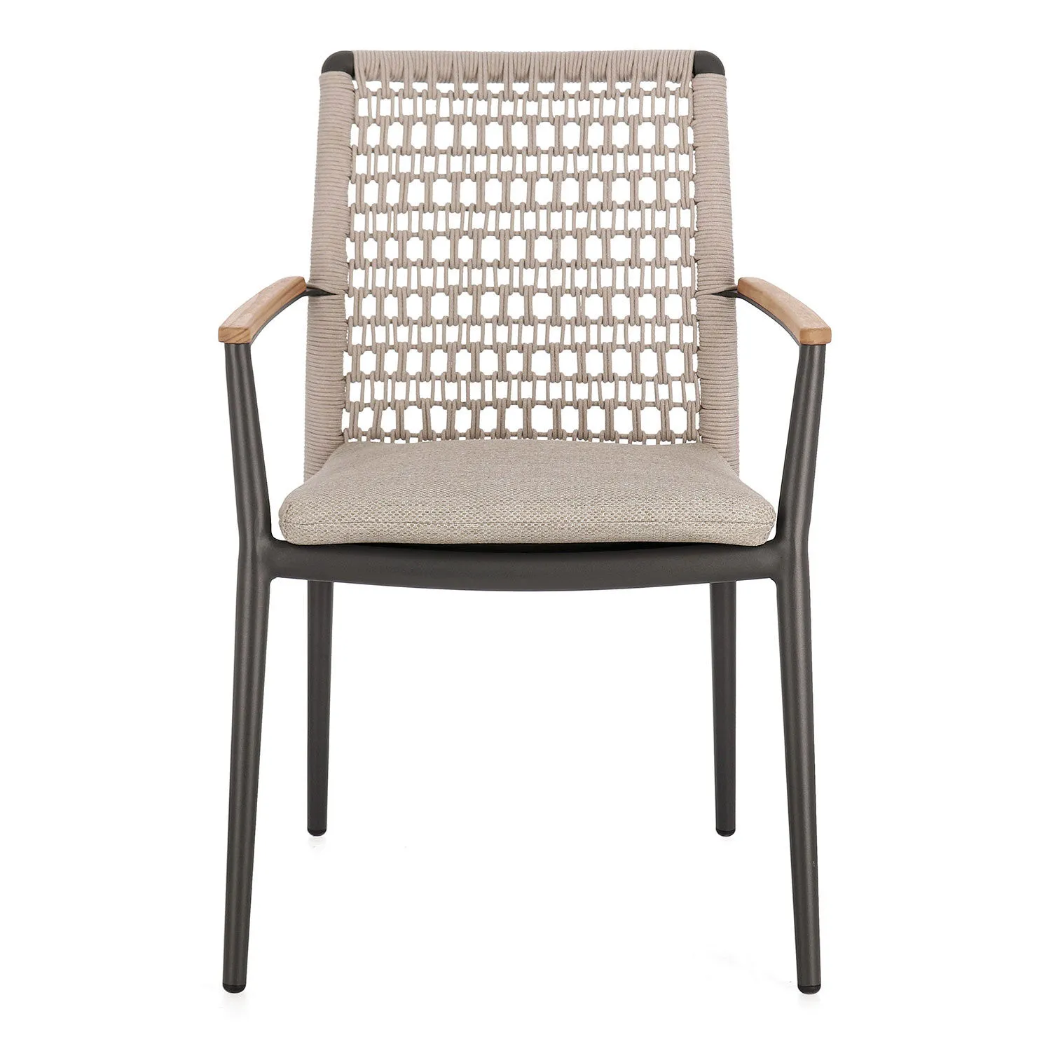 Chaise de jardin Maddox en corde d'oléfine, lot de 2 ⋆ Lehner Versand