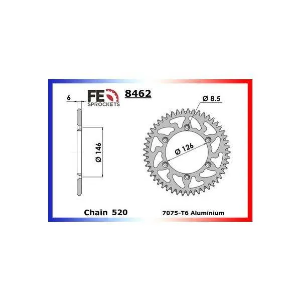 KIT CHAINE FE RM.125.T '80 12X51 OR