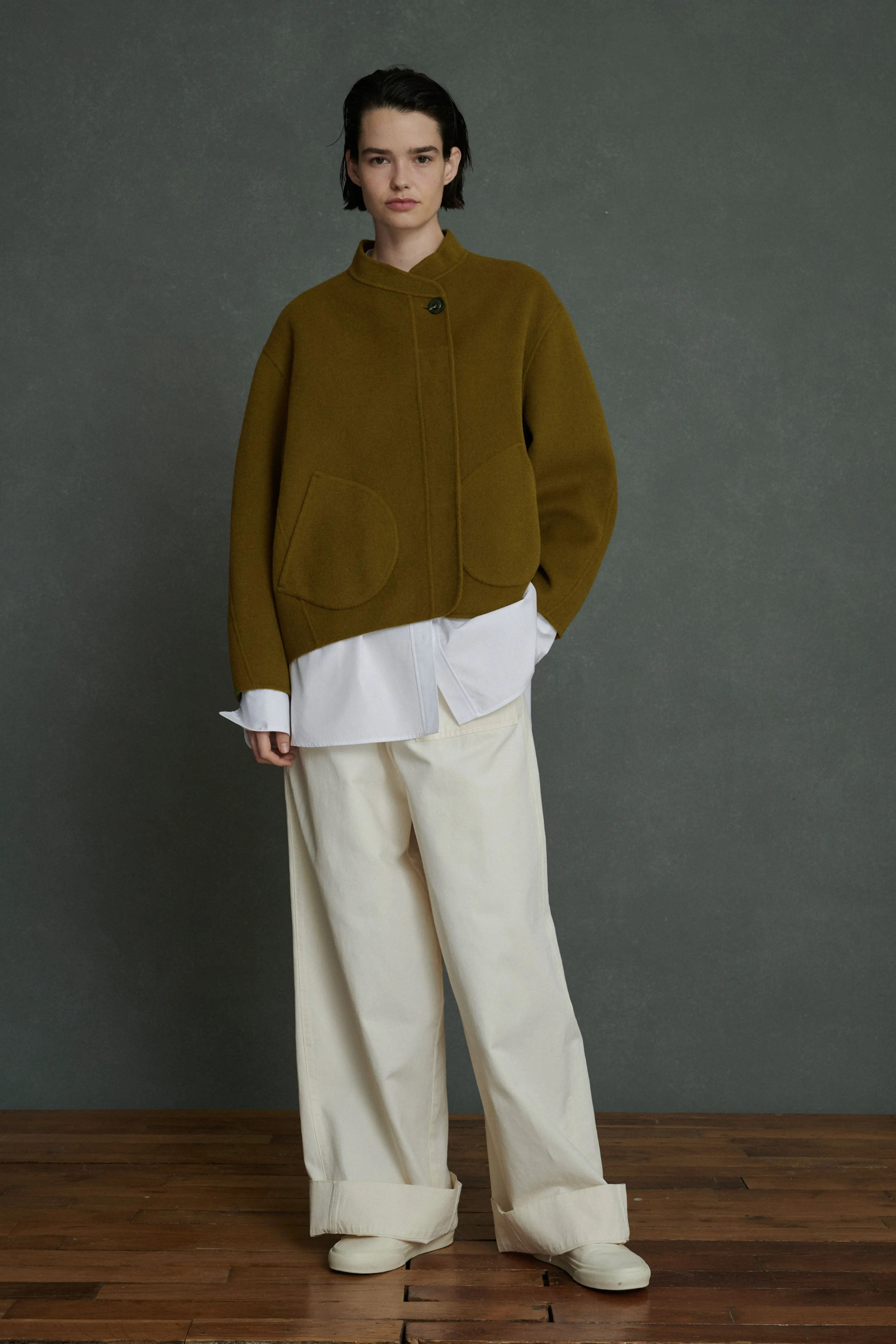MANTEAU WINDSOR KAKI