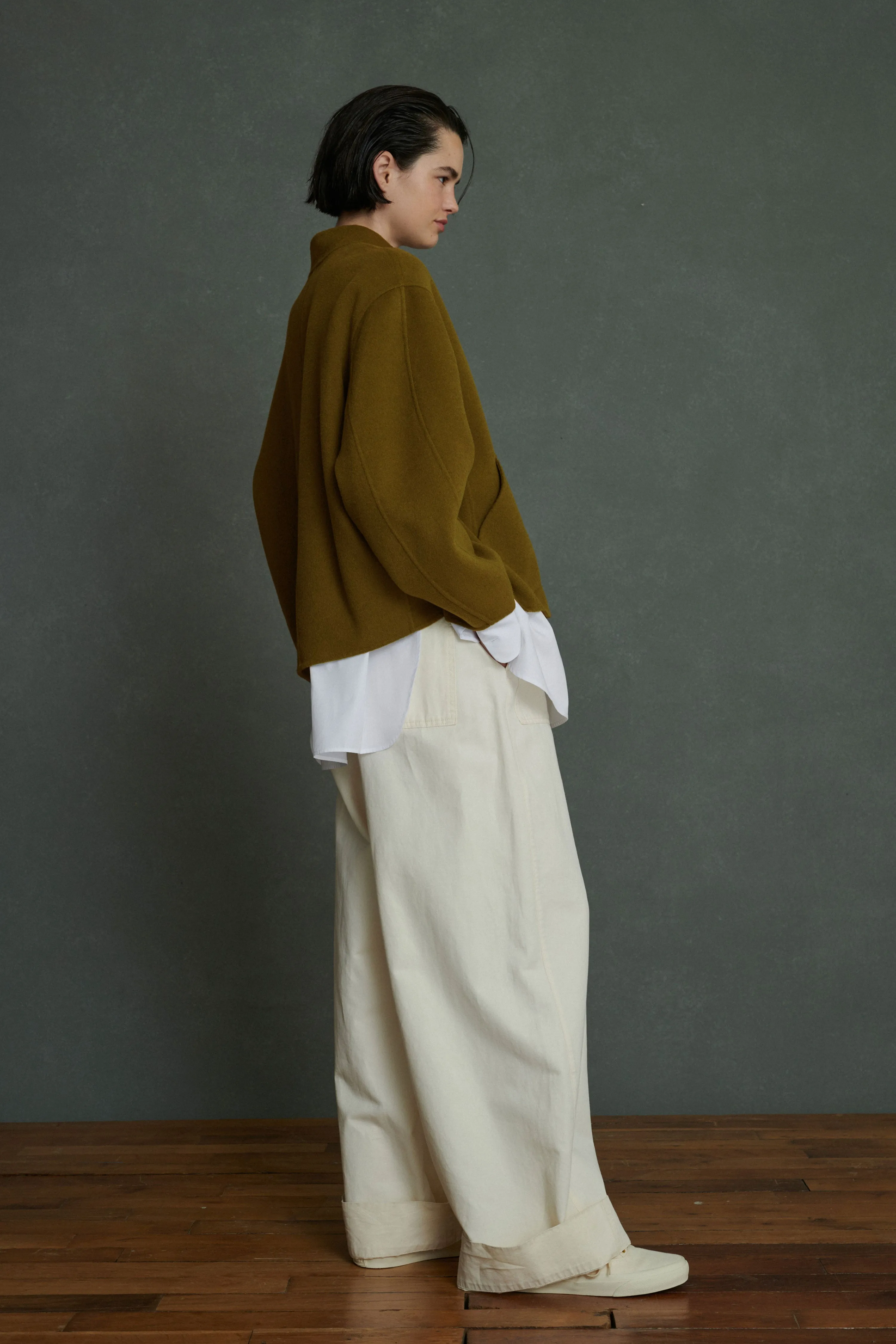 MANTEAU WINDSOR KAKI