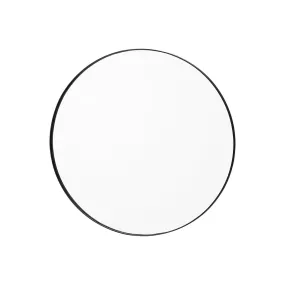 Miroir rond en mdf noir 70cmCircum