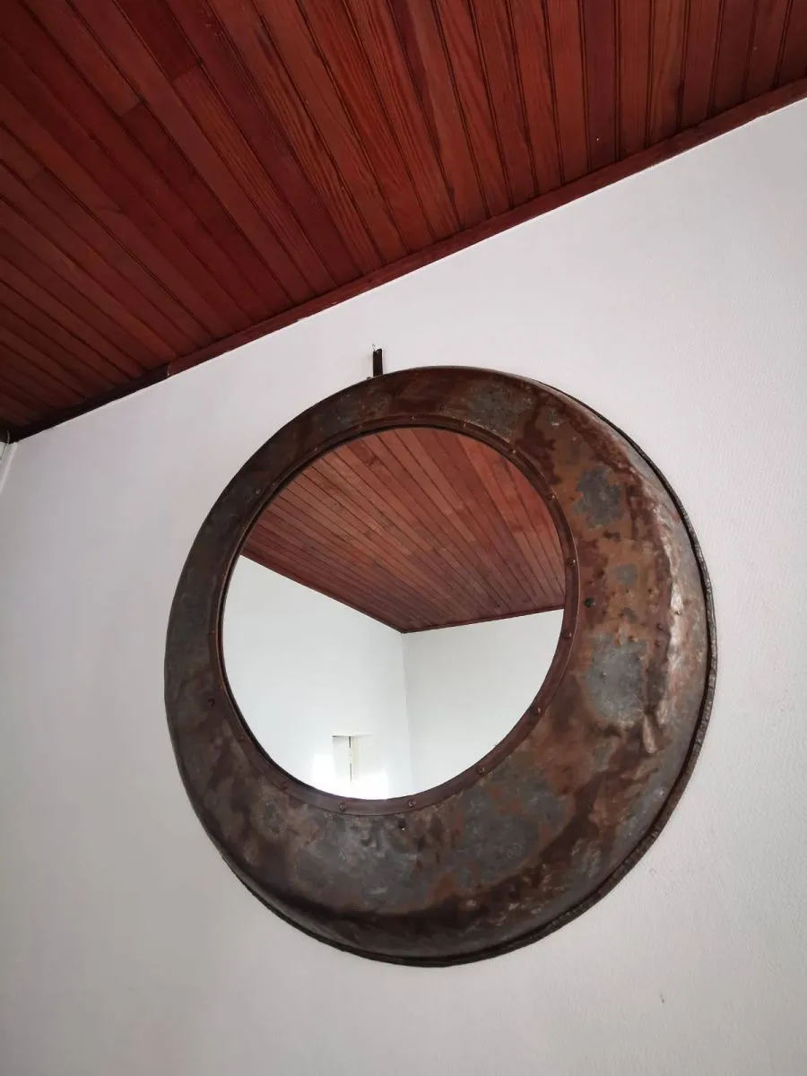 Miroir rond industriel