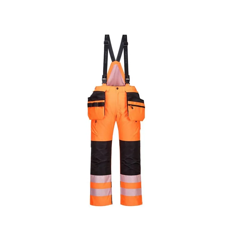 Pantalon d'hiver Orange Noir PW3 haute visibilité