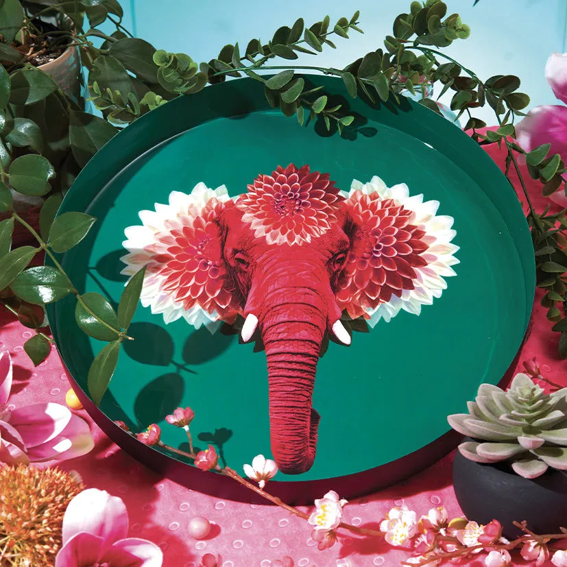 Plateau Décoratif Rond Pachiii 33 cm 