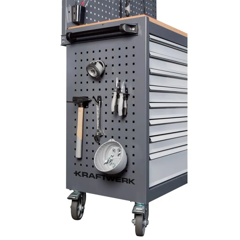 Servante d'atelier BT900 - 7 tiroirs 80x40 cm sans outils 80X40 - KRAFTWERK