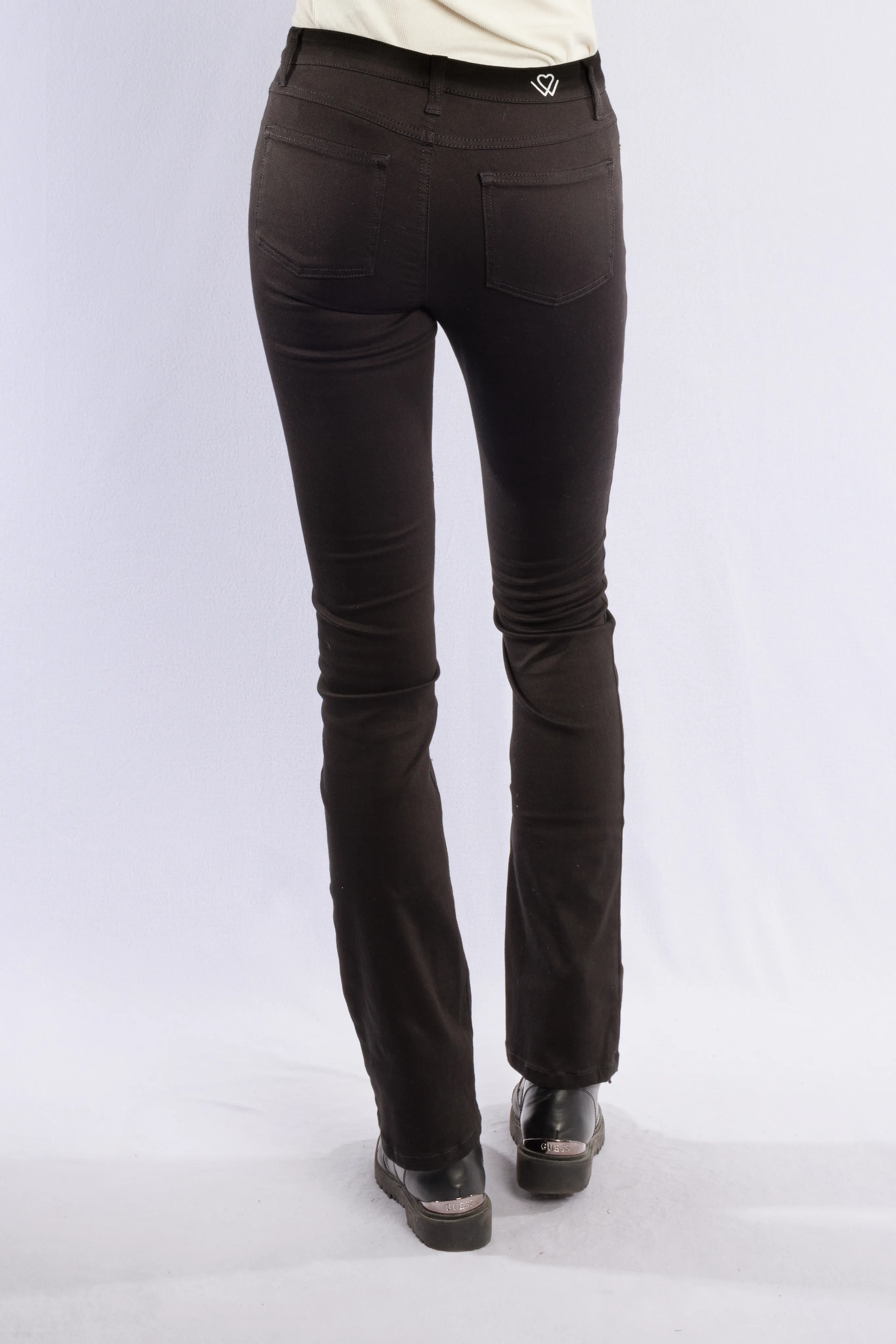 Tall Wonderjeans Bootcut L37 Inch, forever pure black
