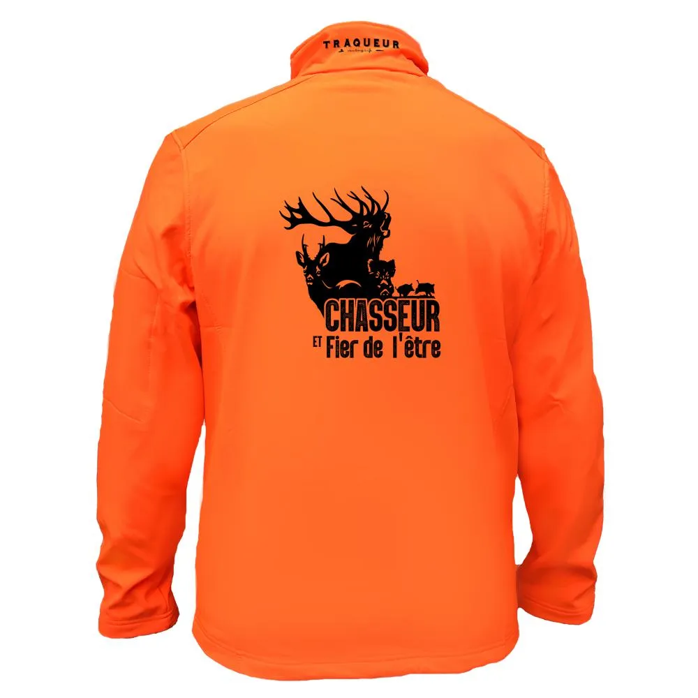 Veste softshell Homme et Femme avec/sans capuche – Chasseur et fier de l’être