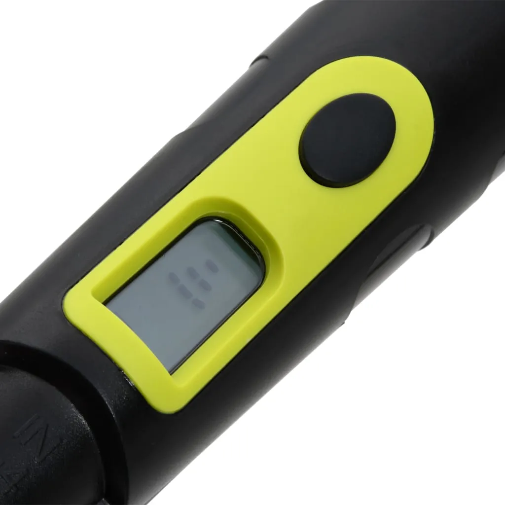 vidaXL Détecteur de métaux pinpointer avec écran LCD noir et jaune 