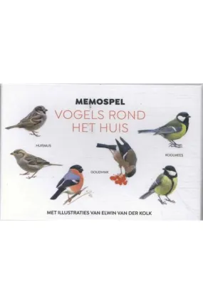 Vogels rond het huis - memospel