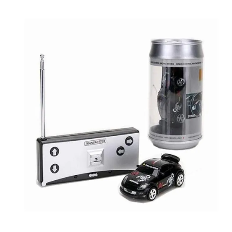 Voiture Télécommandée Miniature En Canette De Soda Avec Phares LED