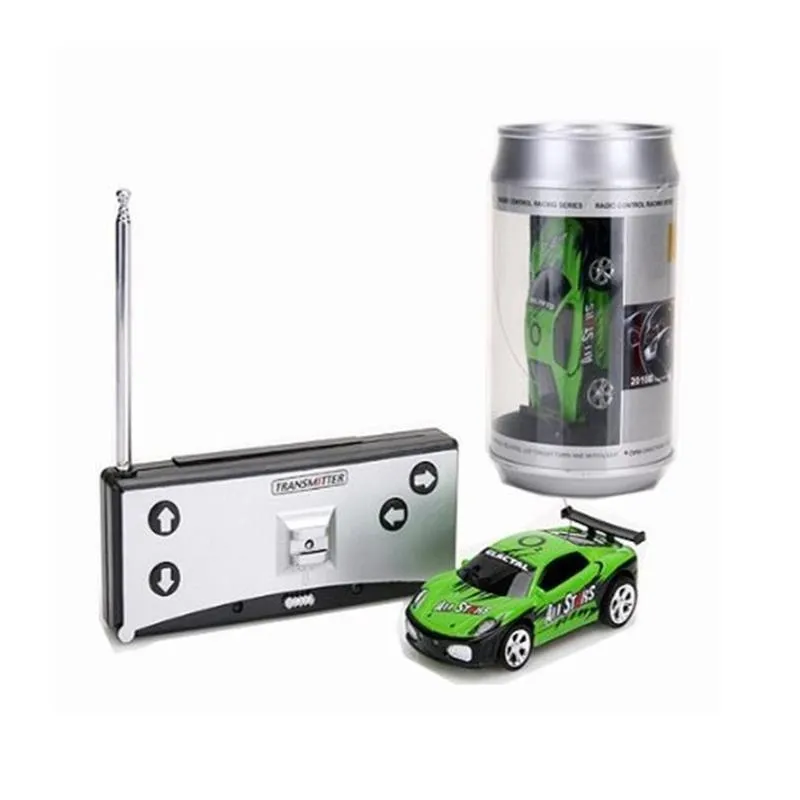 Voiture Télécommandée Miniature En Canette De Soda Avec Phares LED