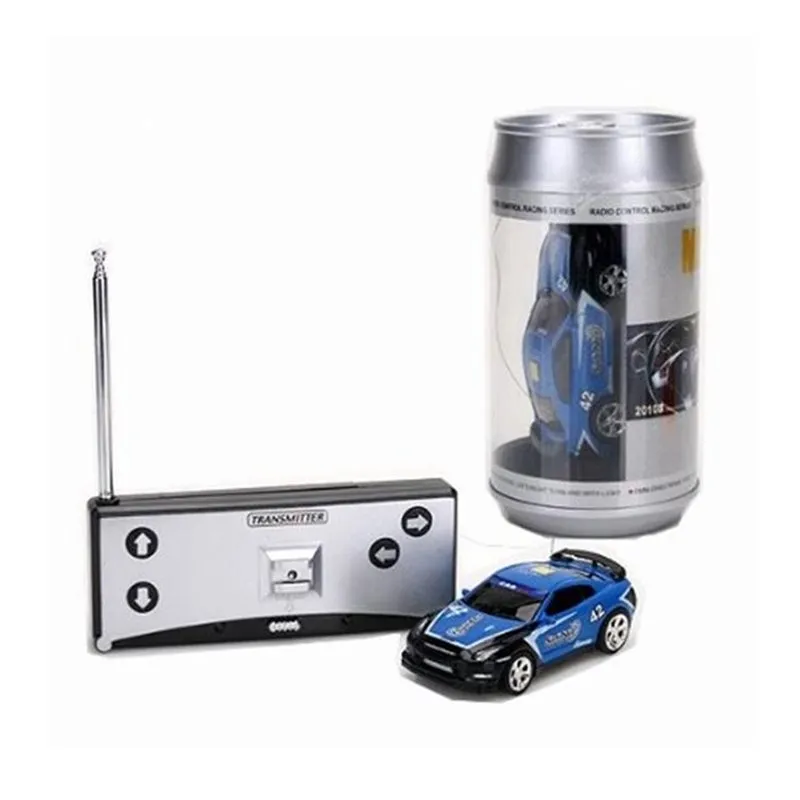 Voiture Télécommandée Miniature En Canette De Soda Avec Phares LED