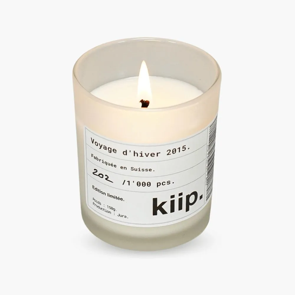 Voyage d'hiver 2015 candle.